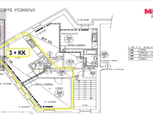 Pronájem bytu 3+kk, Náchod, Poděbradova, 79 m2