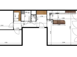 Pronájem bytu 3+kk, Praha - Stodůlky, Fantova, 70 m2
