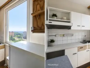Prodej bytu 1+kk, Praha - Troja, Krynická, 28 m2