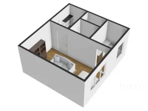Prodej bytu 1+kk, Praha - Troja, Krynická, 28 m2