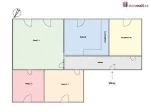 Pronájem bytu 3+1, Karlovy Vary, Poštovní, 62 m2