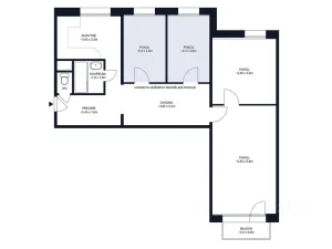 Prodej bytu 4+1, České Budějovice - České Budějovice 2, V. Volfa, 80 m2