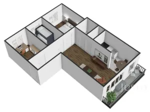 Prodej bytu 4+kk, Kamenice, Sídliště II, 77 m2
