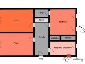 Prodej bytu 2+1, Hodonín, J. Suka, 58 m2