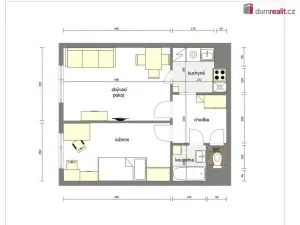 Prodej bytu 2+kk, Neratovice, Kojetická, 39 m2