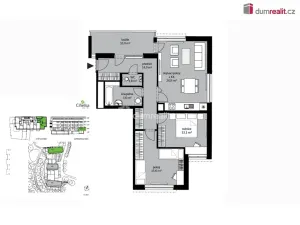 Pronájem bytu 3+kk, Libčice nad Vltavou, Pod Hliníkem, 86 m2