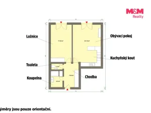 Prodej bytu 2+kk, Mariánské Lázně - Úšovice, Tepelská, 59 m2