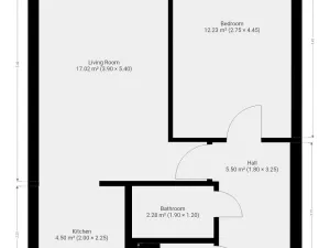 Pronájem bytu 2+kk, Praha, Petržílkova, 48 m2
