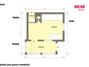 Prodej chaty, Cheb - Podhrad, 34 m2