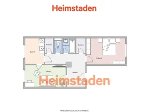 Pronájem bytu 2+1, Karviná - Nové Město, Závodní, 59 m2