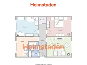 Pronájem bytu 3+1, Karviná - Ráj, Prameny, 77 m2