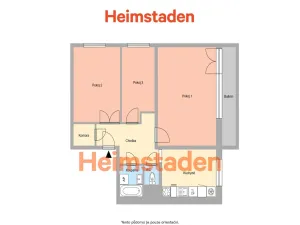 Pronájem bytu 3+1, Albrechtice, Hornická, 69 m2