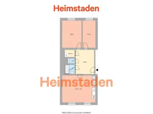 Pronájem bytu 3+kk, Havířov - Město, Hlavní třída, 64 m2