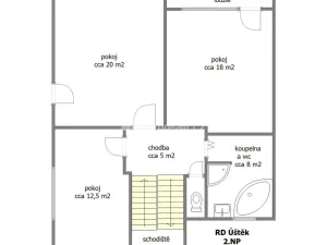 Pronájem rodinného domu, Úštěk - Úštěk-Českolipské Předměstí, Vilová čtvrť, 167 m2