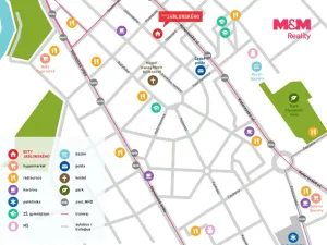 Pronájem bytu 2+kk, Plzeň - Východní Předměstí, Jablonského, 58 m2