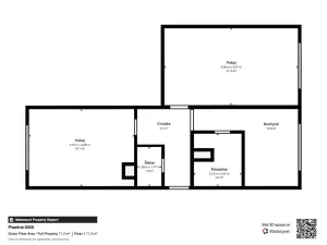 Pronájem bytu 2+1, Chomutov, Písečná, 62 m2