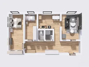 Prodej bytu 3+1, Český Krumlov, Lipová, 67 m2