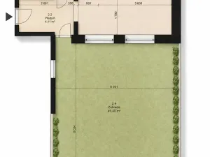 Prodej bytu 1+kk, Praha - Horní Počernice, Mečovská, 25 m2