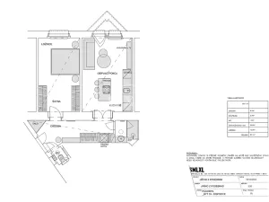 Pronájem bytu 2+kk, Praha - Vinohrady, náměstí Jiřího z Poděbrad, 56 m2