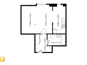 Pronájem bytu 1+1, Zlín, Podlesí I, 45 m2