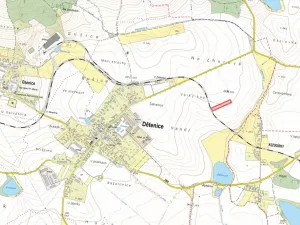 Prodej pole, Dětenice, 3833 m2