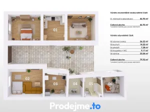 Prodej rodinného domu, Šatov, 127 m2