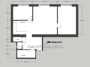 Prodej bytu 3+kk, Praha - Karlín, Pobřežní, 80 m2