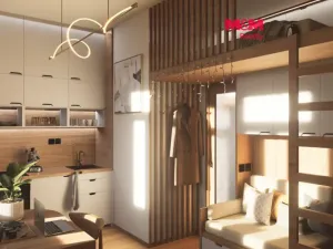 Prodej bytu 2+kk, Praha - Smíchov, Grafická, 44 m2