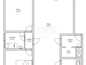 Prodej bytu 3+1, Bystřice pod Hostýnem, O. Bardinové, 91 m2