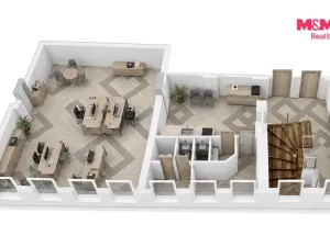 Pronájem kanceláře, Ústí nad Orlicí, Mírové nám., 79 m2
