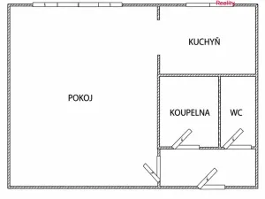 Pronájem bytu 1+kk, Týniště nad Orlicí, Čapkova, 34 m2