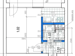 Pronájem bytu 1+kk, Slaný, Všehlušická, 27 m2