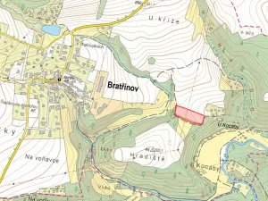 Prodej pole, Bratřínov, 7624 m2