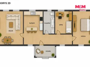 Prodej rodinného domu, Hlízov, 75 m2