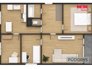 Prodej bytu 4+1, Světlá nad Sázavou, Na Bradle, 70 m2