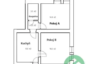 Pronájem pokoje, Praha - Břevnov, Na břevnovské pláni, 18 m2