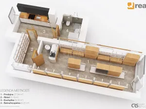 Pronájem obchodního prostoru, Liberec, Hanychovská, 47 m2