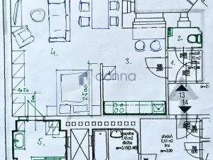 Pronájem bytu 1+1, Praha, Slezská, 43 m2