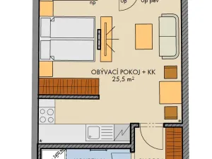 Prodej bytu 1+kk, Praha - Chodov, Bartůňkova, 36 m2