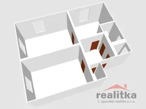 Pronájem bytu 2+1, Opava - Předměstí, Horovo náměstí, 64 m2