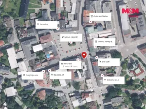 Pronájem kanceláře, Ústí nad Orlicí, Mírové nám., 56 m2