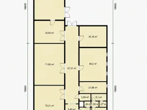 Pronájem skladu, Rokycany, Dukelská, 600 m2