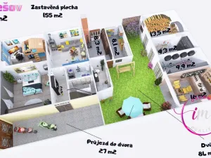 Prodej chalupy, Dešov, 263 m2
