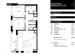 Prodej bytu 3+kk, Praha - Žižkov, Šrámkové, 101 m2