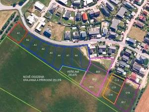 Prodej pozemku pro bydlení, Hrušovany u Brna, Pod Střediskem, 1230 m2
