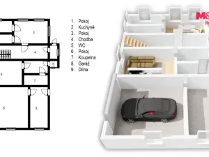 Prodej rodinného domu, Jestřebí, 150 m2