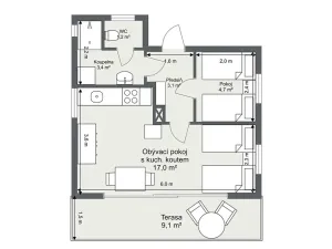 Prodej chaty, Stříbrná Skalice, 30 m2