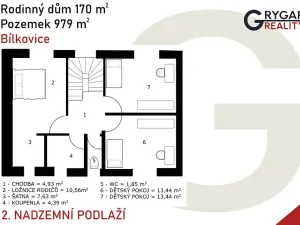 Prodej rodinného domu, Bílkovice, 170 m2