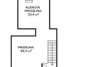 Pronájem obchodního prostoru, Písek, Nerudova, 82 m2