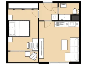 Prodej bytu 2+kk, Česká Lípa, Hradecká, 40 m2